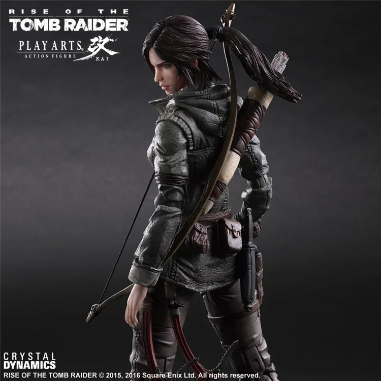 Play Arts 10.4 inch The Tomb Raider Movie Figurine Laura Lara Croft action Figure Collectable model toy