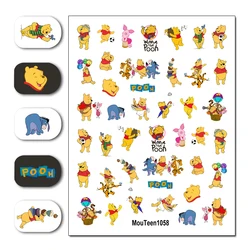 Nail Sticker Mouteen-1058 Winnie the Pooh Disney Nail Sticker Nail Water Sticker for Nail Art Sticker Decal