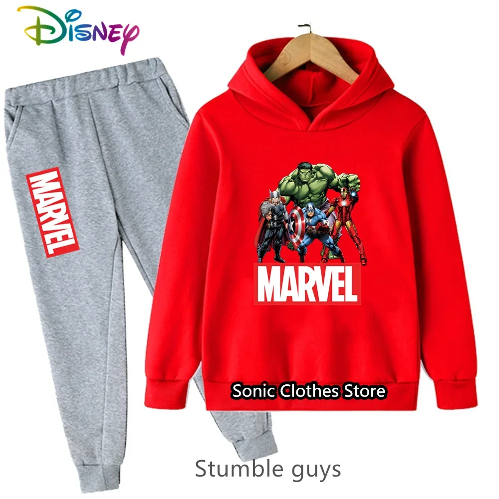 

Детский комплект с капюшоном «Человек-паук и Халк» в стиле Дисней, осенняя толстовка с капюшоном для девочек «Капитан Америка», модная повседневная спортивная одежда