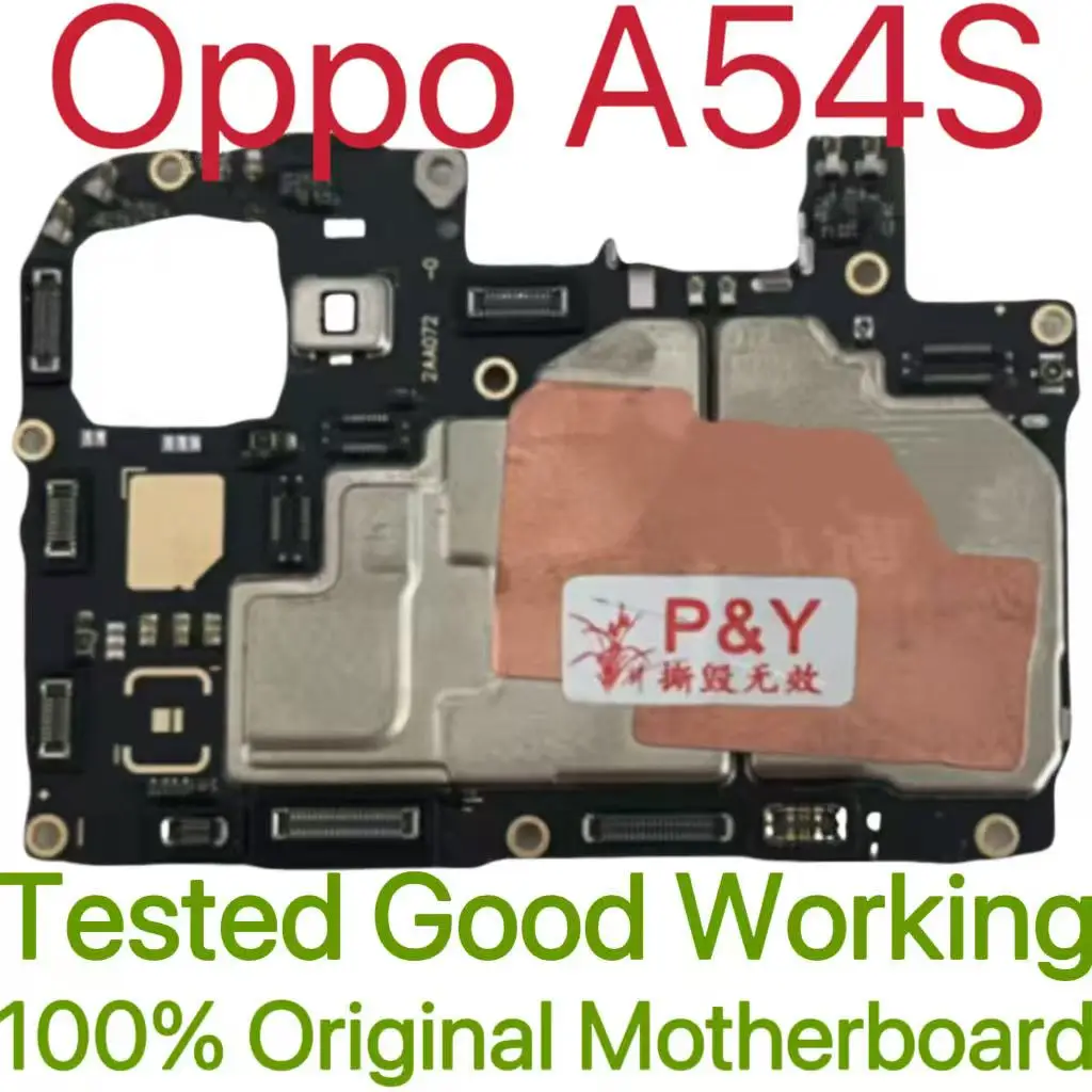 Global Version Original Unlocked Motherboard for Oppo A54S Good Work Fully Tested Circuit Plate Main Logic Board for Oppo A54S