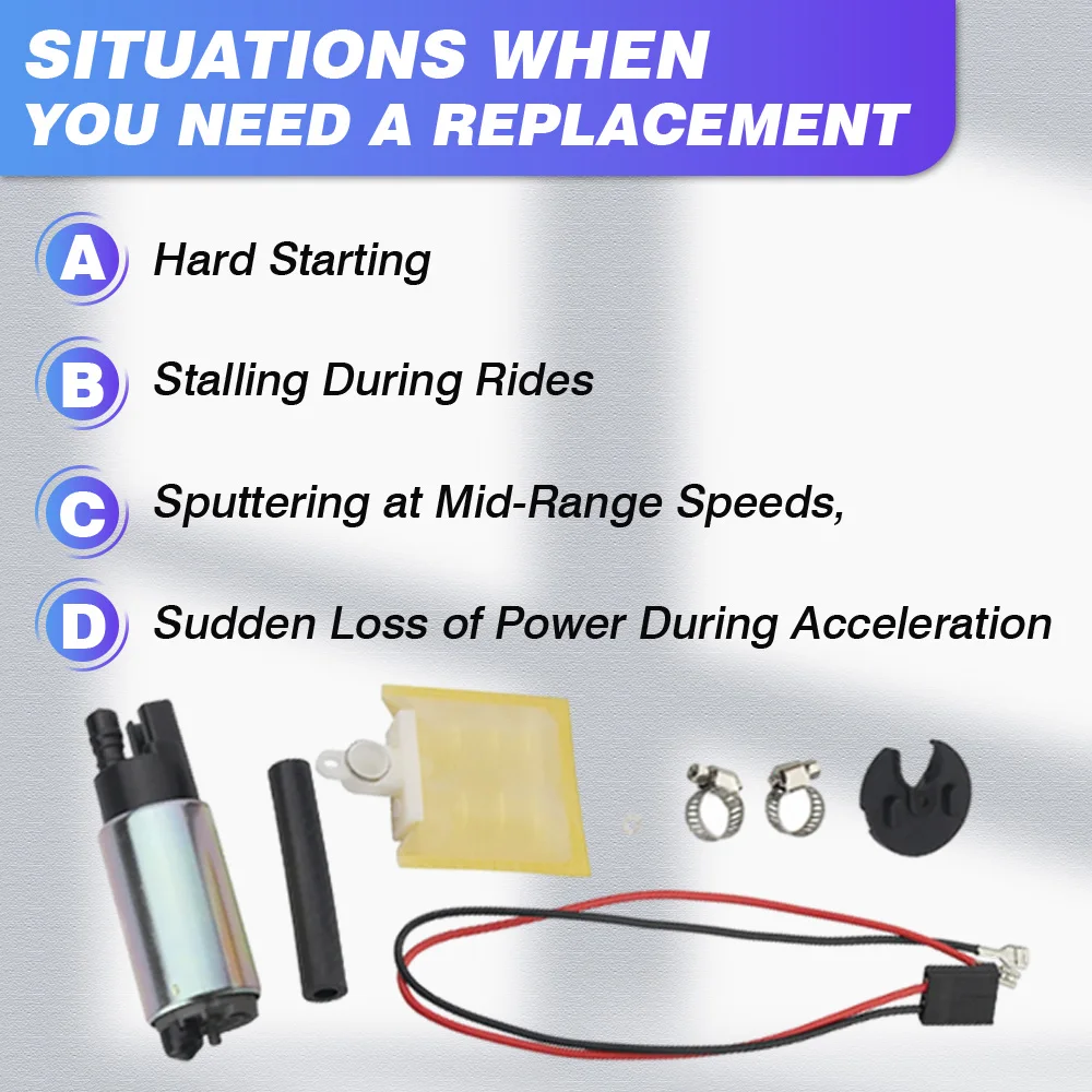 

16700-MBW-A11 Motorcycle Fuel Pump For Honda CBR600F Kawasaki JT1500 Suzuki LT-A500 Yamaha YZF Triumph Scrambler 16700-MBW-A10