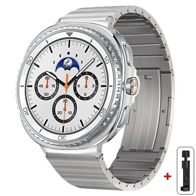 Quick Release Titanium Band for Samsung Galaxy Watch Ultra 2 2026/2025/2024 Strap for Galaxy Watch 9 8 44mm 40mm 8 Classic 46mm