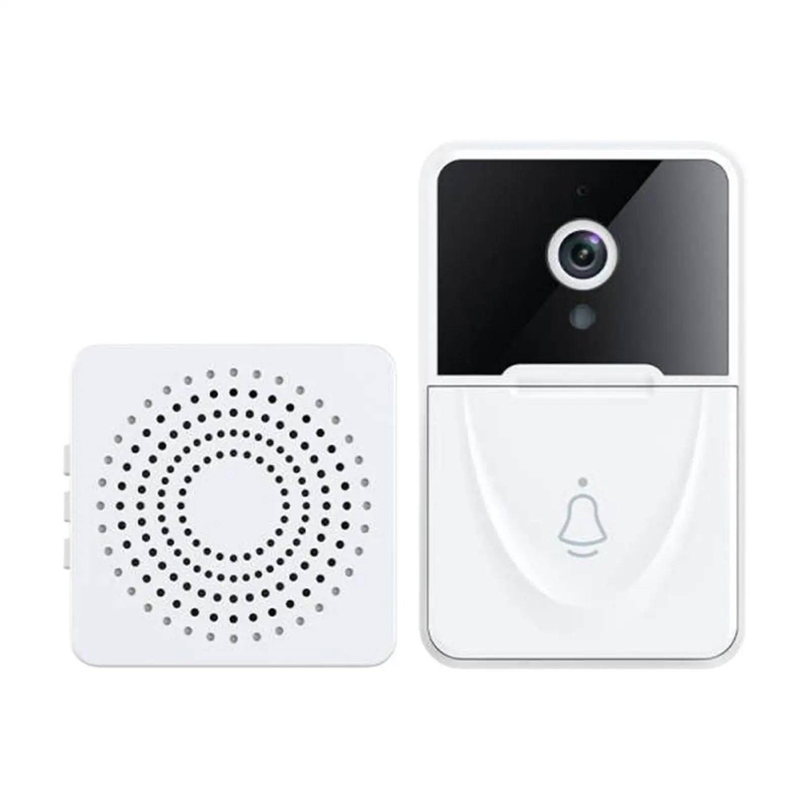 Smart Video Wireless Camera Door Bell, Volume ajustável, versátil App Control