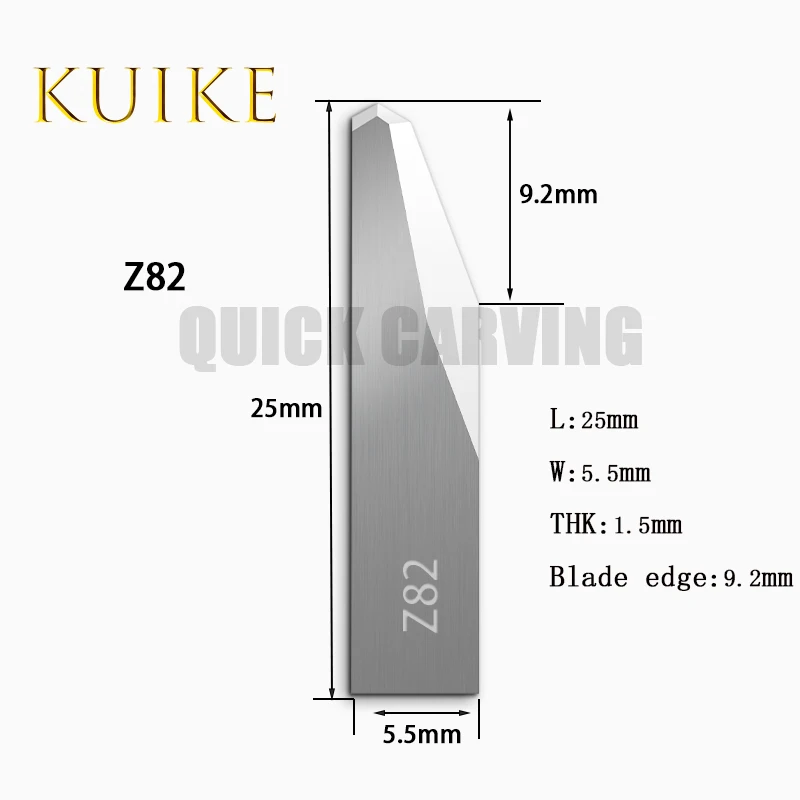 10PCS Z82 Z71 Z101 Z104 Z201 Z202 Z204 Tungsten Carbide Oscillating Blade Falt Vibrating Blade Cnc Cutter Digital Cutting Blade