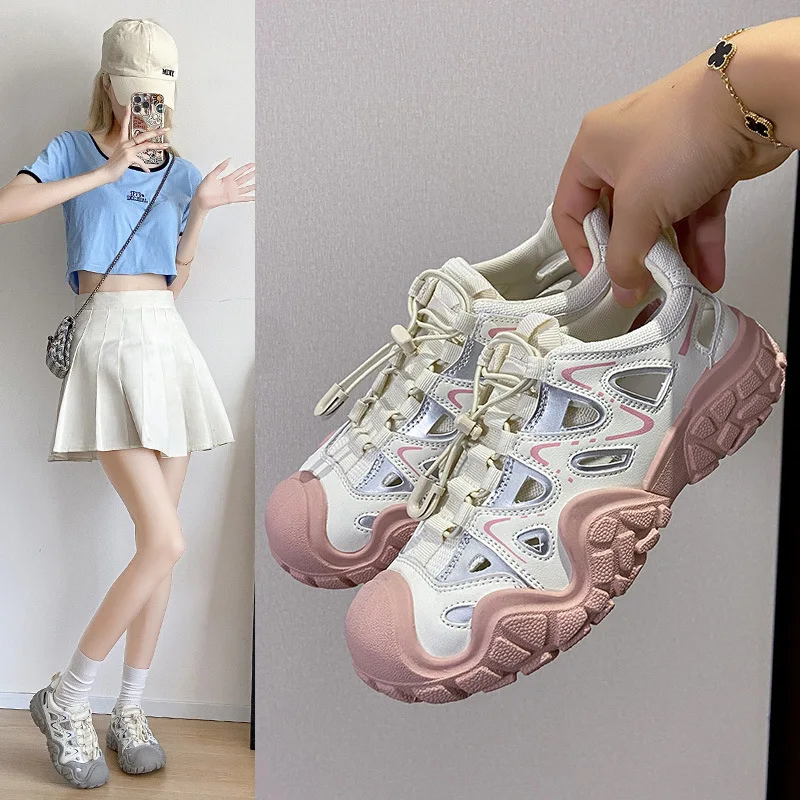 Cute and Quirky Women's Shoes: New Outdoor Hiking and Mountaineering Boots, Dad Sneakers