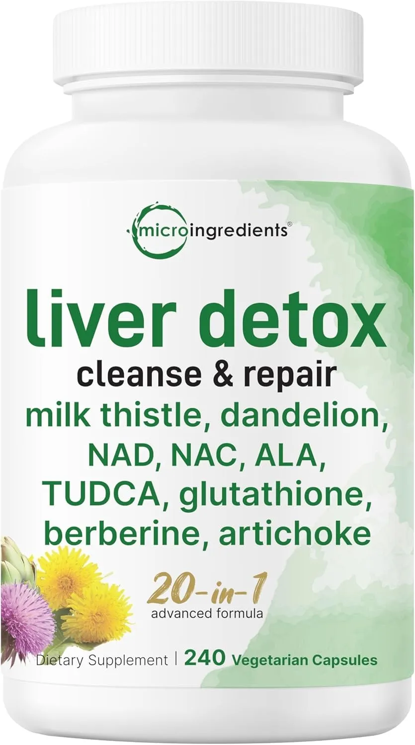 

Liver Detox, 240 Veggie Capsules, 20-in-1 Advanced Complex