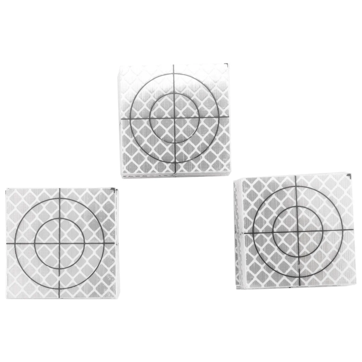 ABYL 100 Stuks Prisma Meting Reflector Vel Reflecterende Tape Doel Total Station Tunnel Survey 40X40Mm