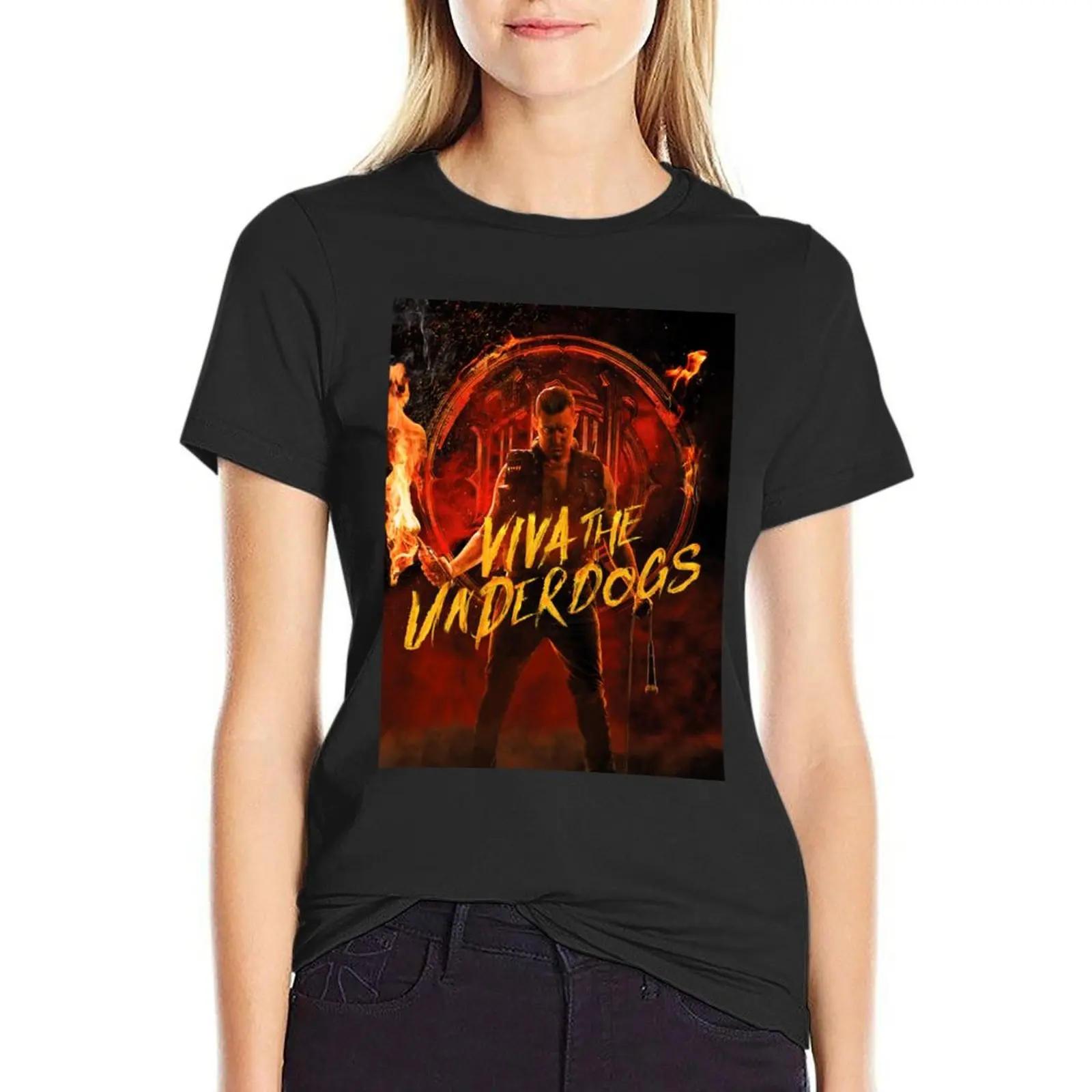 Classic Musician Metal T-shirt Aesthetic clothing tees lady clothes workout t shirts for Women