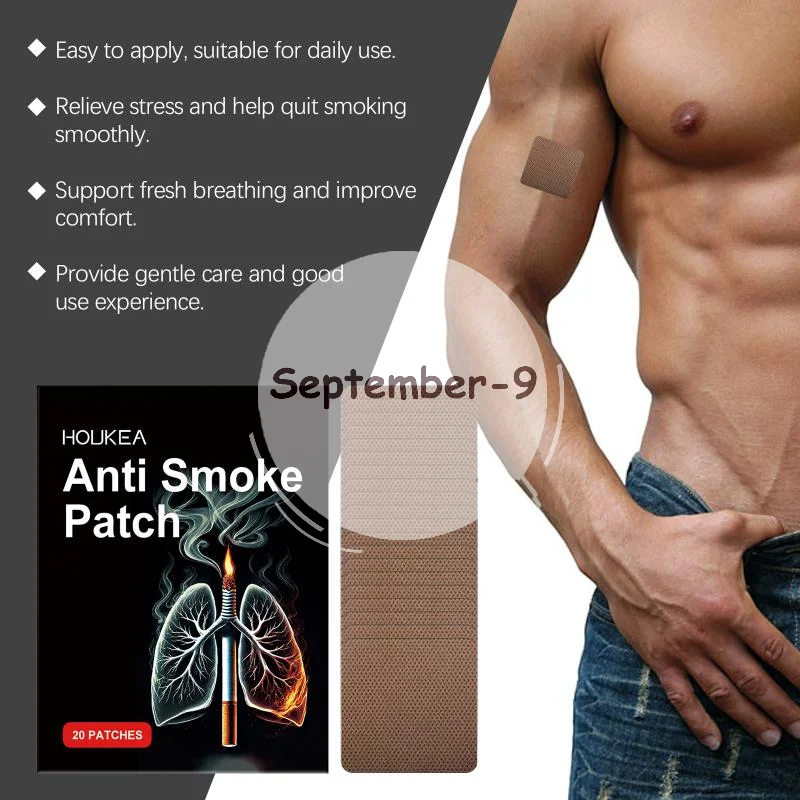 Powerful Anti  Patch 20Pcs Transdermal Plaster Nicotine Free Easy Application For Fast Stop  Aid