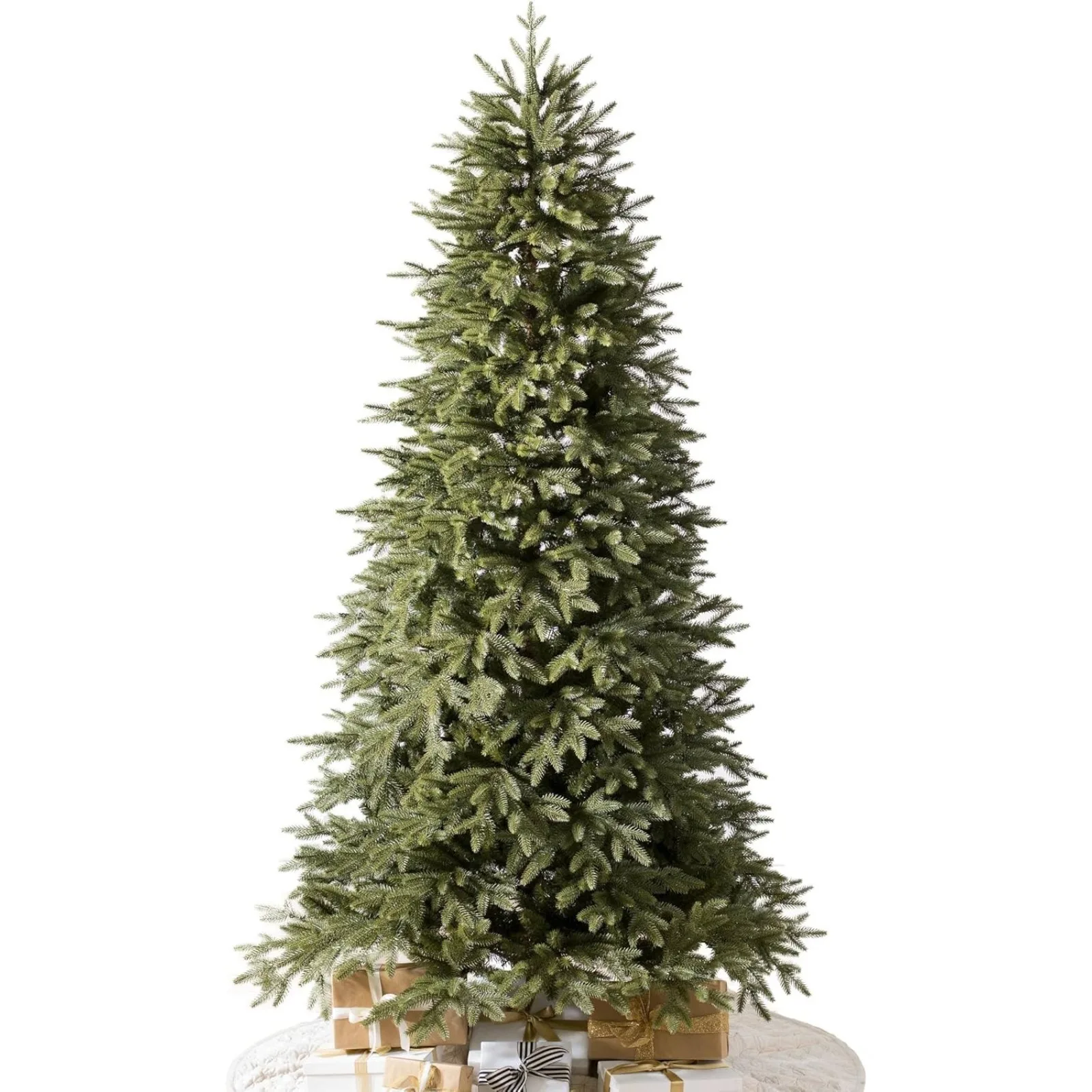 US | 6.5ft Unlit Stratford Spruce Artificial Christmas Tree | PVC Needle Foliage