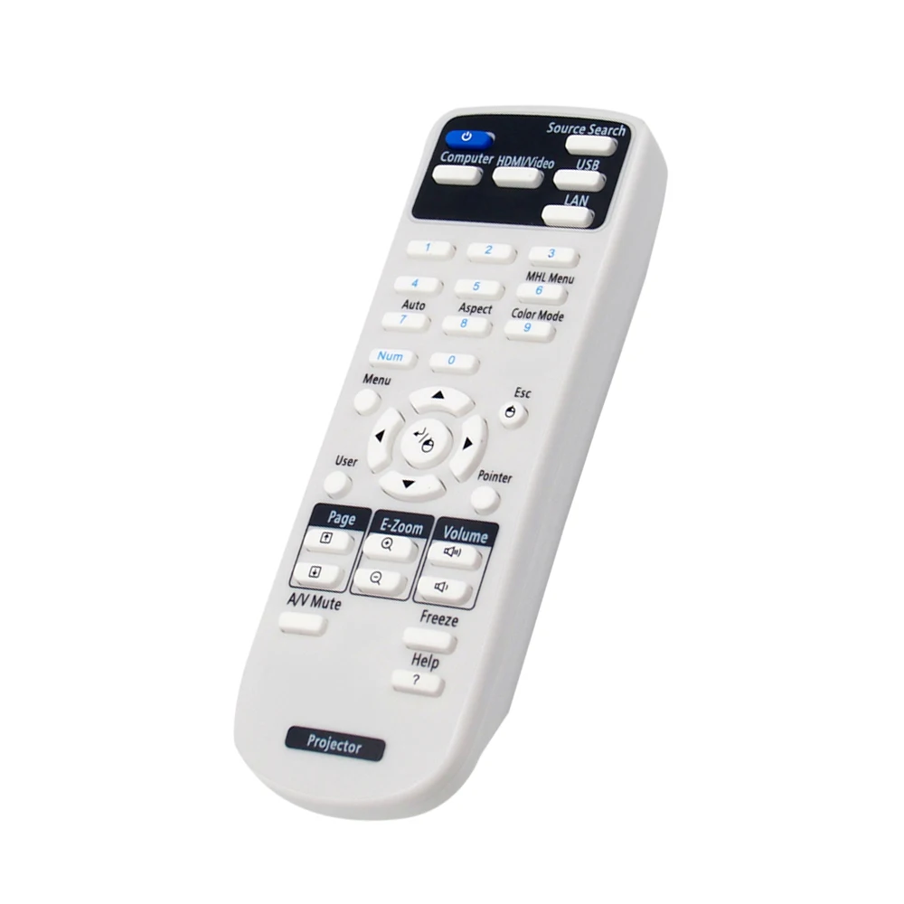 NEW Universal Projector Remote Control ForEpson 1599176 EX3220 CB-X05 X31 X36 X39 U32 W32 S41 965H/ 97/ 97H/ 98/ 98H/ 99W/ 99WH