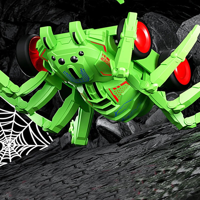 Bambini Spider Veicolo Strisciante Simulazione Animale Inerzia Auto Spider Ragazzi e ragazze Arrampicata Stunt Car Toy Regali