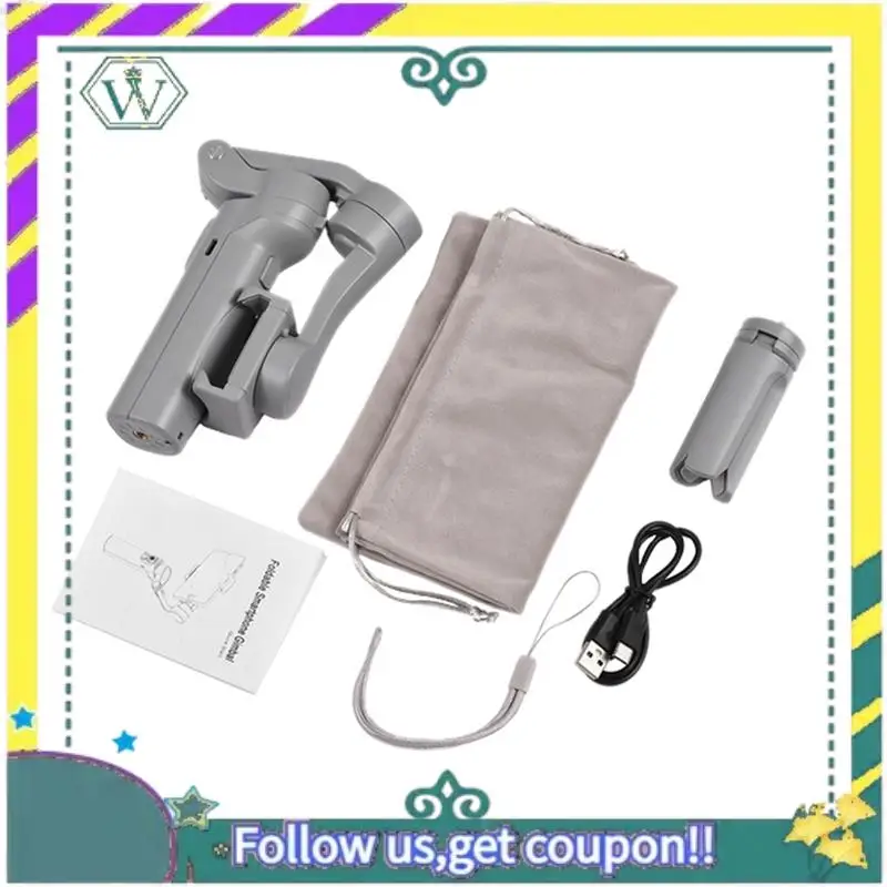 

A28Q-F5 3-осевой ручной стабилизатор с отслеживанием лиц для короткого видео и видеоблогов, портативный и складной, серый