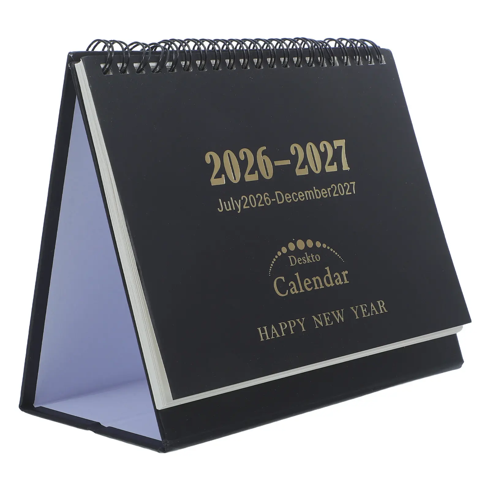 

2026-2027 Standing Flip Calendar Desk Calendar Twin Wire Binding Monthly Planner July 2026 December 2027 Paper Monthly Planner