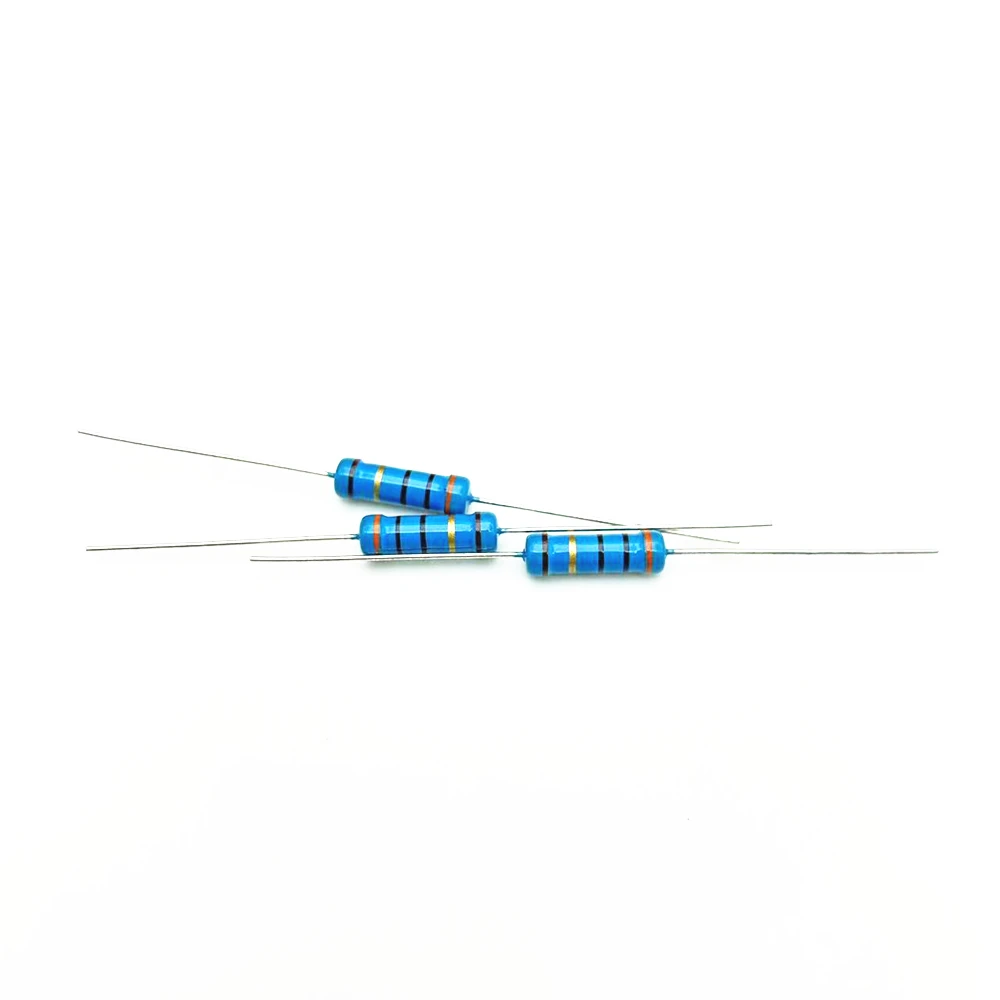 

200pcs Metal Film Resistor 1 Watts 1% 1W 1.2 1.5 1.8 2 2.2 2.4 2.7 3 3.3 3.6 3.9 4.3 4.7 5.1 5.6 6.2 6.8 7.5 8.2 9.1 K M R E Ohm