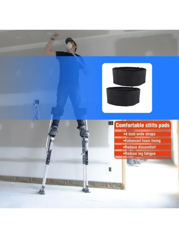 652F Adjustable Drywalls Stilt Strap Compatible for Stilt Brands Secure& Comfort