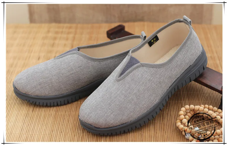 รองเท้ากังฟูเส้าหลินแบบจีน รองเท้าศิลปะการต่อสู้ วูซู รองเท้ากีฬา รองเท้าสำหรับพระสงฆ์