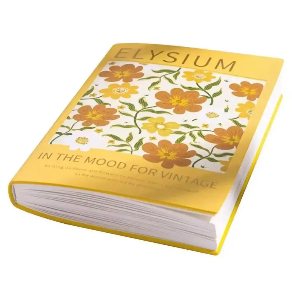 Floral Design Diary Notebook To Do List Taking Notes Writing Pads Time Organizer Matte Surface Planner Notepad Stationery