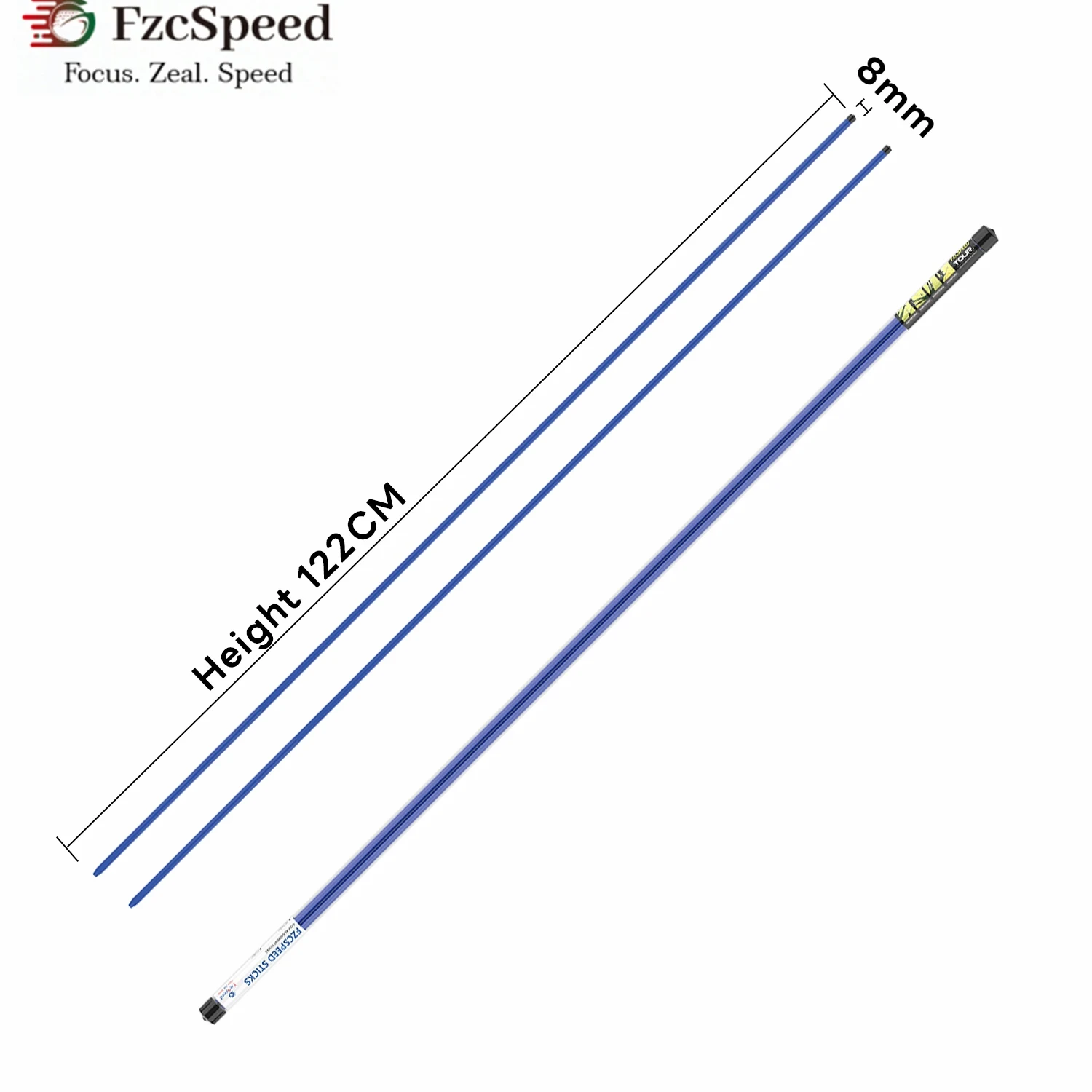 2pcs/set Golf Alignment Sticks Putting Direction Swing Trainer Tool Auxiliary Practice Rod Golf Training Aid Swinging Indicator