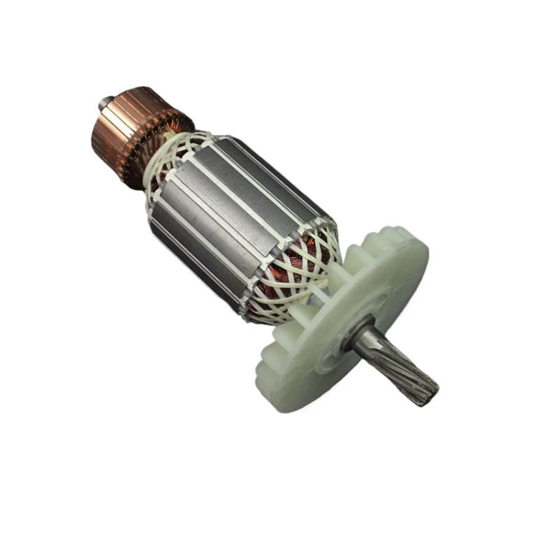 Rotor de Armadura de 7 Dentes 2195 2195V para Perfuratriz de Água, Acessório de Substituição de Motor de Cobre para Máquina de Perfuração de Núcleos