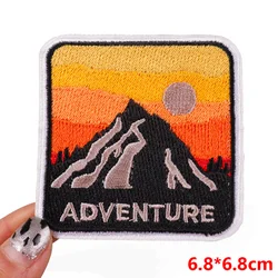 Parches bordados termoadhesivos – Insignias para montaña y aventura