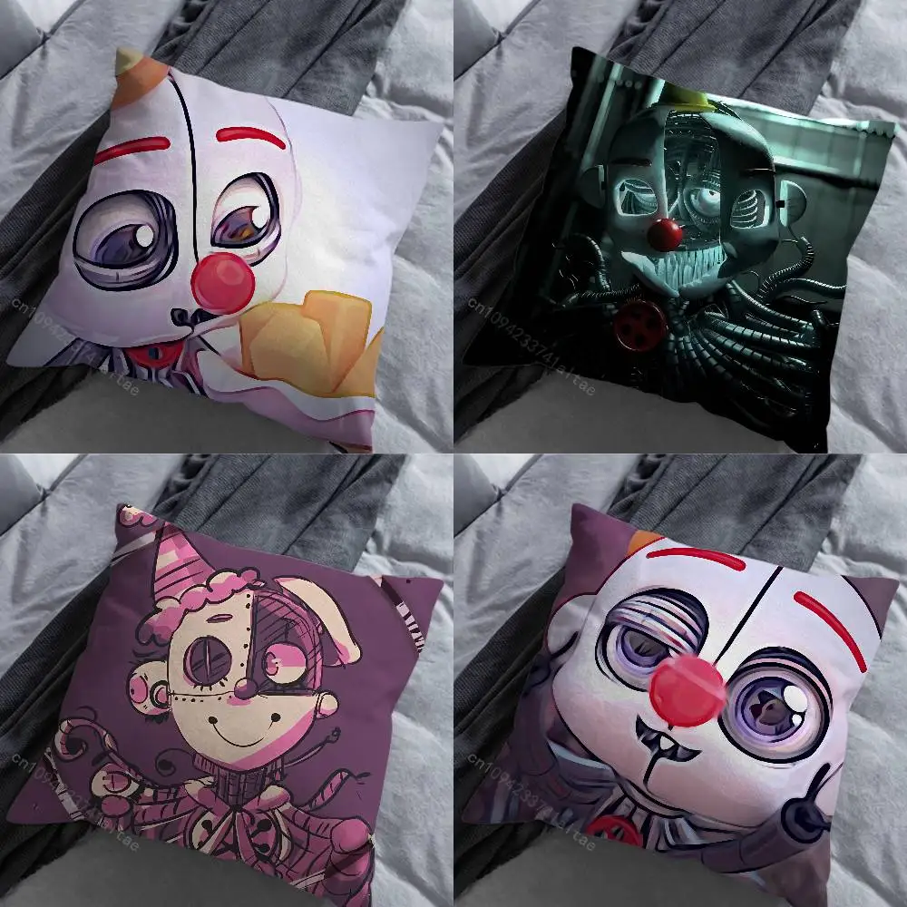 FNAF Ennard Brooches Pillow Case For 30x30cm,45x45cm,55x55cm, For Home Bedroom Decoration And Protector