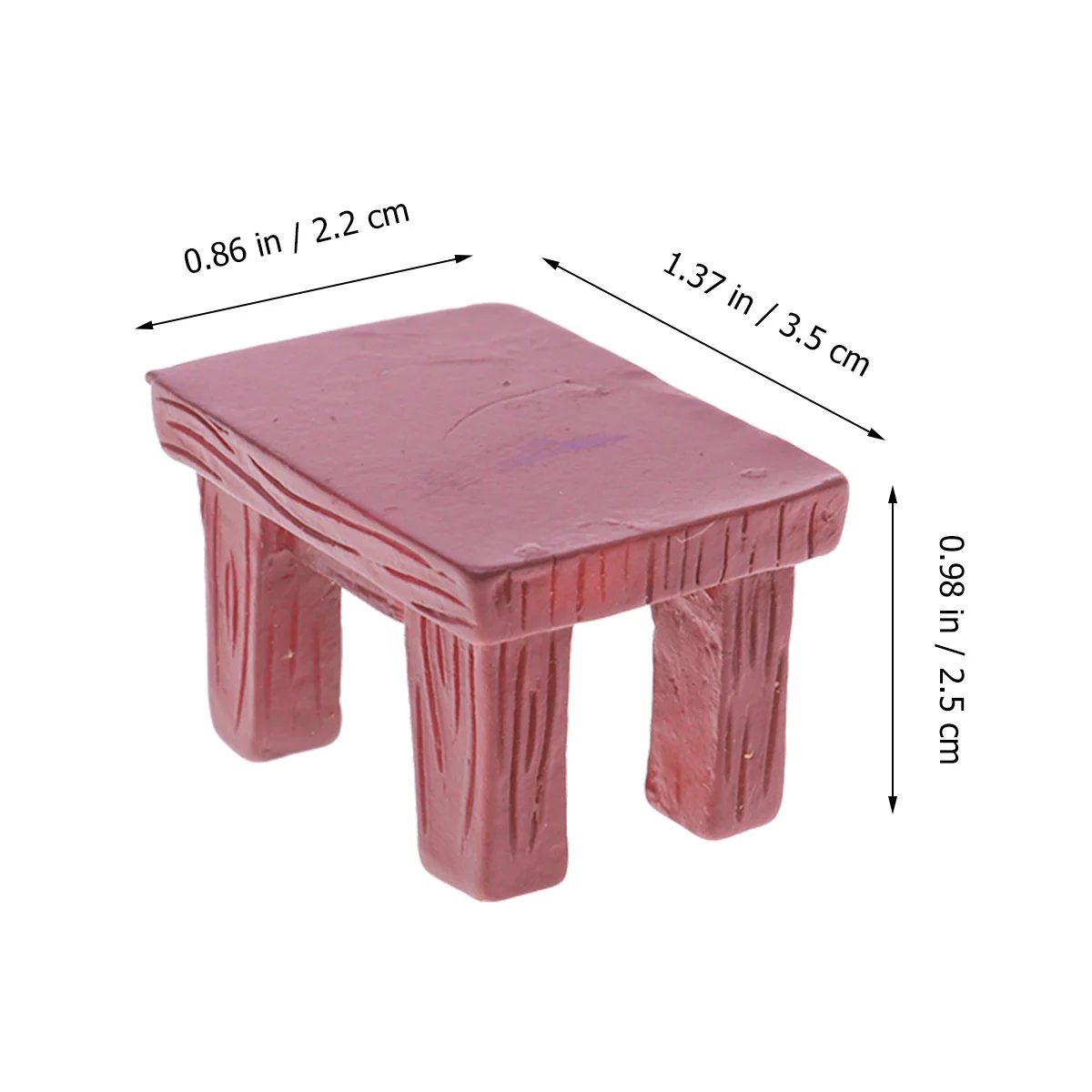 

Mini Stool Chair Miniature Chairs Furniture Tiny Small Miniatures for Accessories Decor