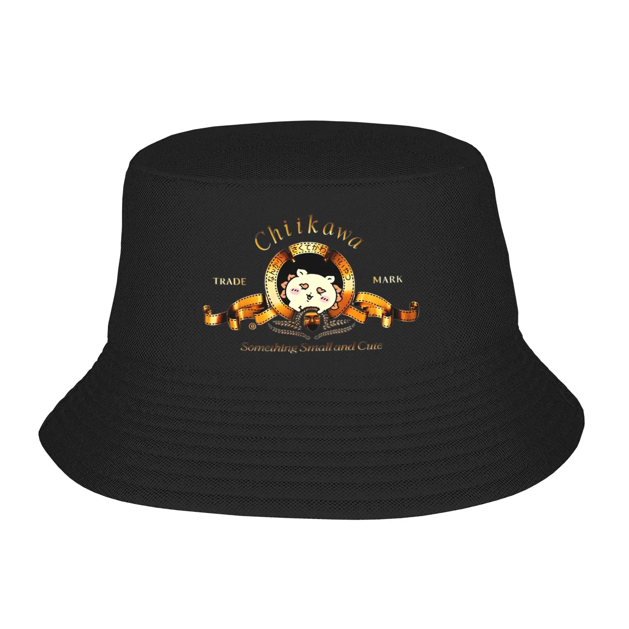 Bob Chiikawas avec logo réconnaissable pour adolescents – Chapeau de pêche pliable et élégant pour les vacances d'été et les activités de plein air