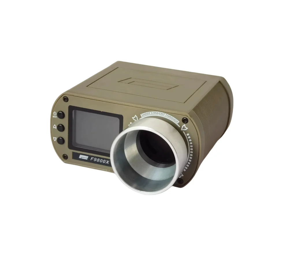Bullet Firing Speed Shooting Chronograph with color TFT LCD for Muzzle Velocity & Kinetic Energy Testing F9800X Chronoscope