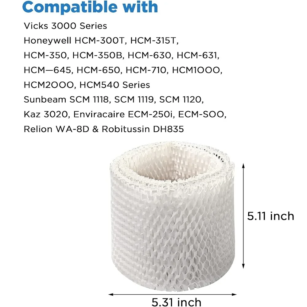 2 шт. WF2 фильтр увлажнителя для Kaz Vicks V3100 V3500 V3500N V3600 V3800 V3850 V3900 VEV320 Honeywell HCM-300T