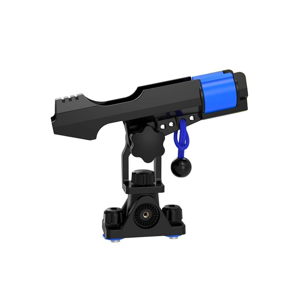 Fishing Rod Holder For Boat Kayak with Dual-Lock Bungee System Ultra-Stable Dual T Bolt Base Fish Pole Holder For Canoe Kayak