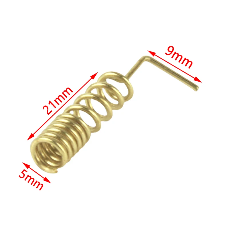 10pcs/lot All copper GSM/GPRS spring antenna thickened copper spiral coil wound antenna GSM antenna mainboard welding