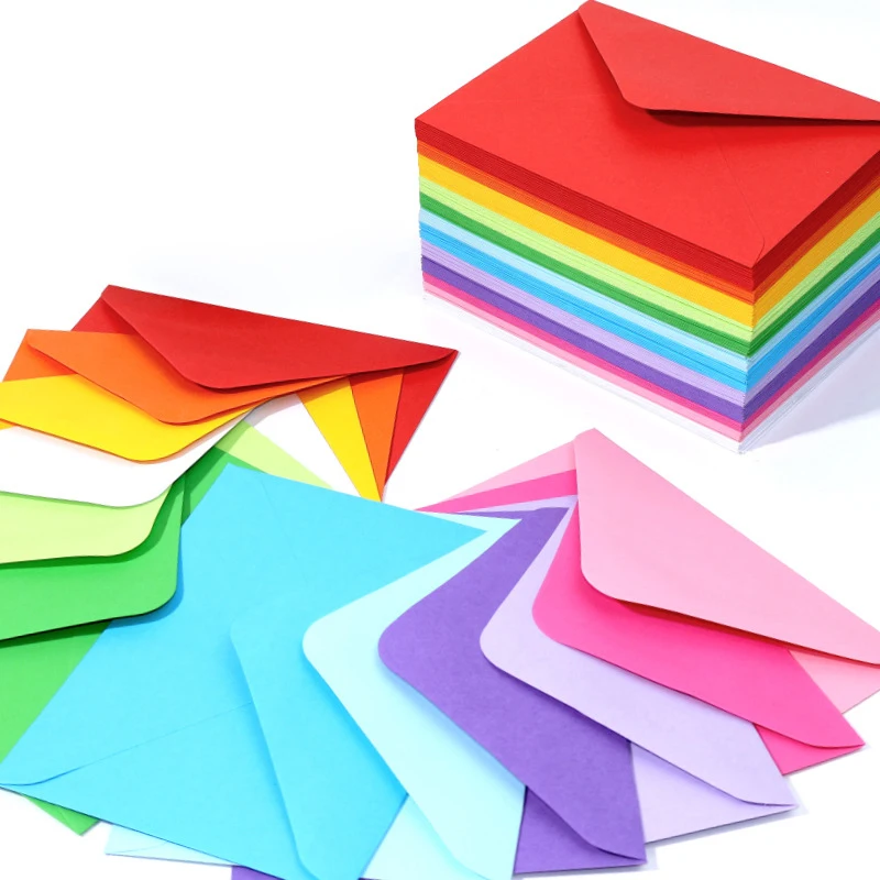 

50 шт. 12x16 см конверты для свадьбы самоклеящиеся 110 г бумажные приглашения для малого бизнеса канцелярские принадлежности сумка для хранения