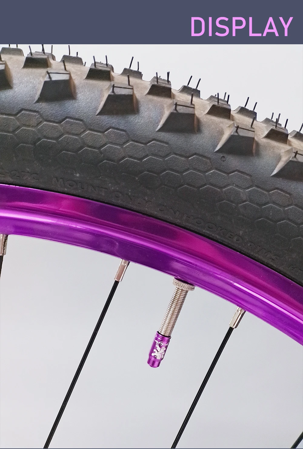 2 Stück Aluminiumlegierung Fahrrad-Reifenventilkappen Ultraleichte Mountainbike- und Rennrad-Reifenkappen Schrader Presta Reifenventilschutz MTB-Teile – Detail 7