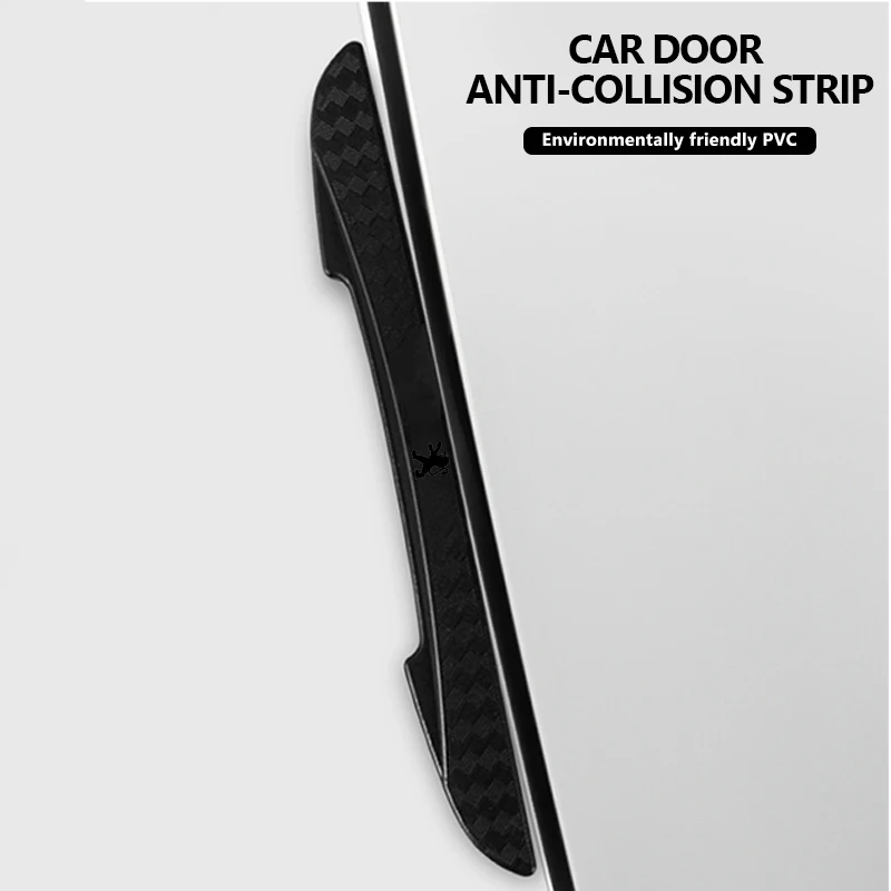 لبيجو 2/4 قطعة باب السيارة واقية ملصق الباب Edg المضادة للخدش ملصقات اكسسوارات الديكور 206 307 308 3008 207 208 #3