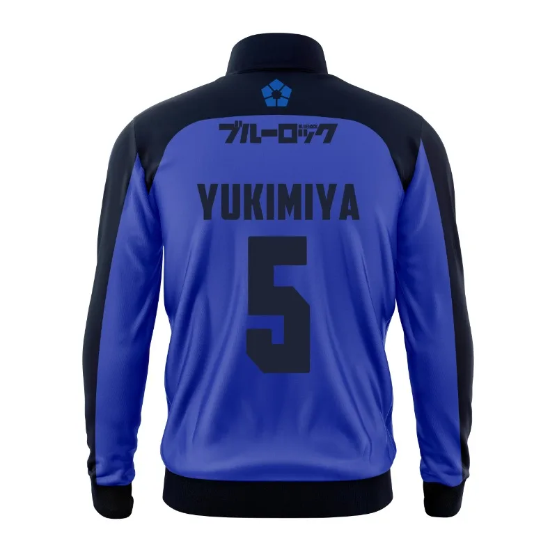 Anime Japanese Blue Lock Isagi Yoichi Football Jersey Jacket Cosplay Hyoma Chigiri Meguru Bachira Coat Original Children Clothes