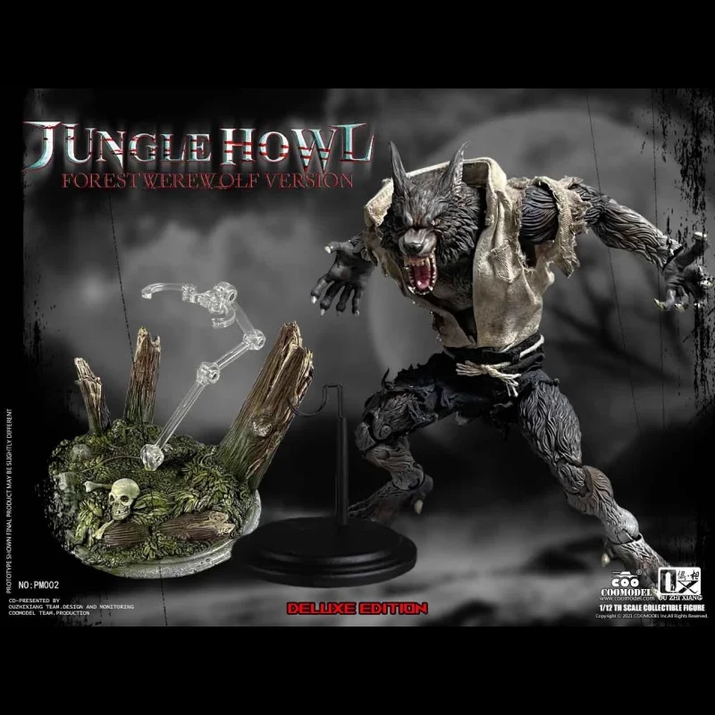 متوفر عرض خاص COOMODEL X OUZHIXIANG PM001 PM002 PM003 PM004 1/12 Palmtop Monster Howl Werewolves Jungle Action Figures