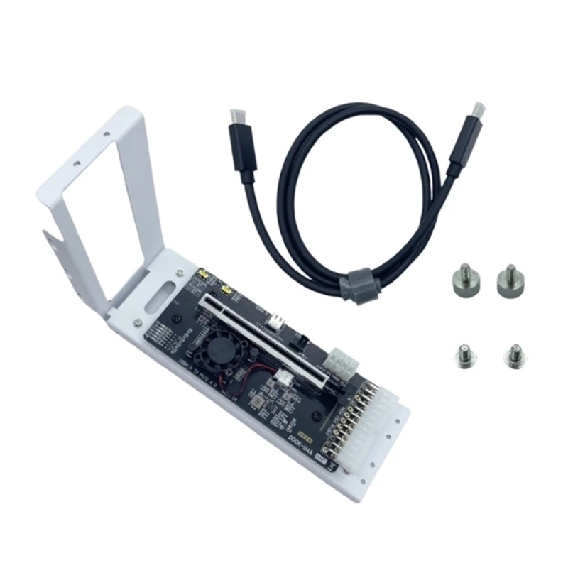 Dock gráfico USB4 com PCIE4.0X4 40 Gbps