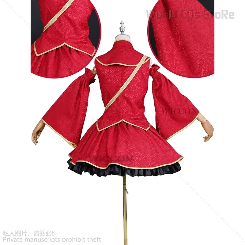 Anime shugo chara chinesisch cheong sam hinamori amu cosplay kostüm rotes kleid halloween outfits kleidung frauen kleid perücke cosplay
