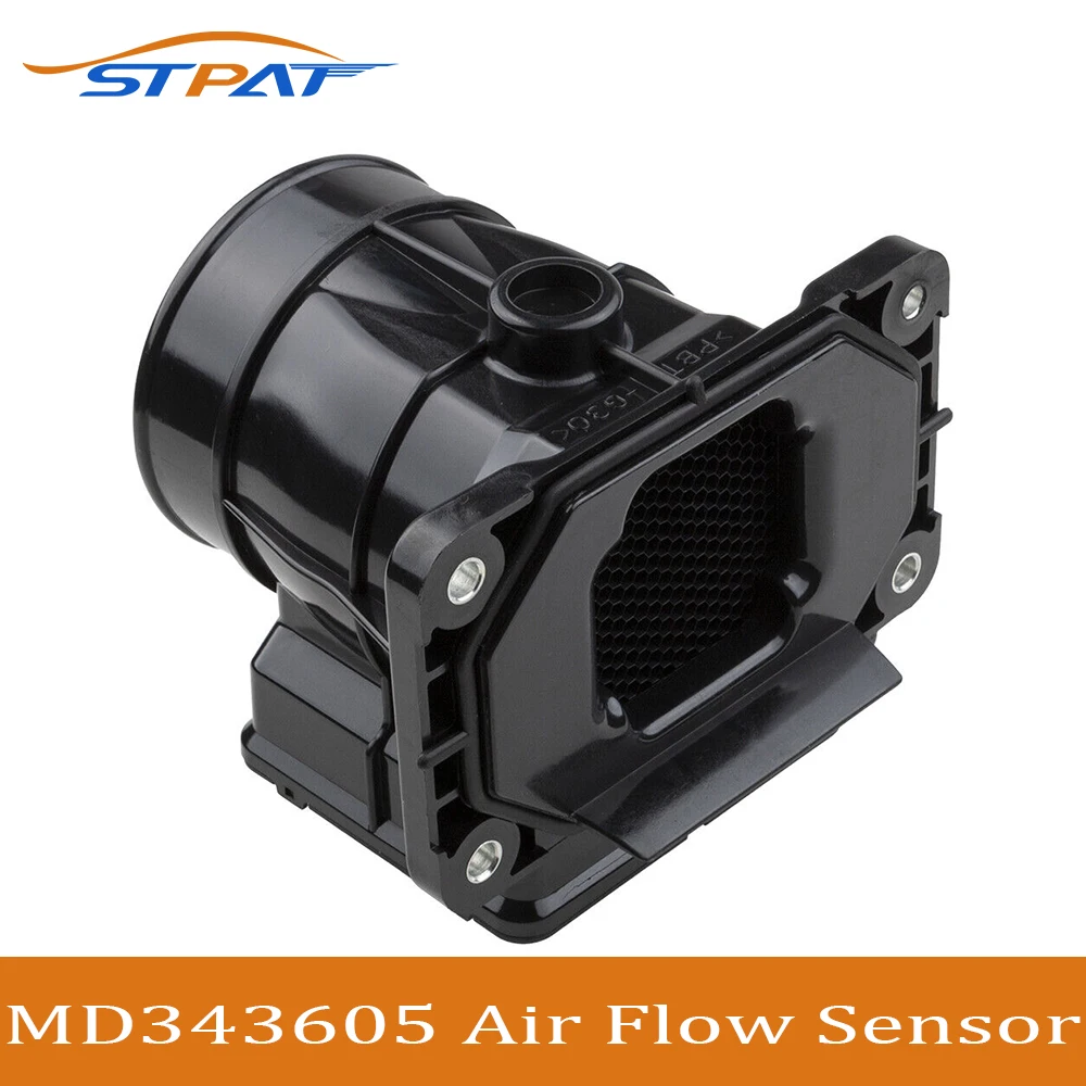 STPAT MD343605 E5T08471 Car Maf Mass Air Flow Sensor For Mitsubishi Lancer 2.0l 2.4l 2002-2007 Mirage 1.8l 1998-2002 Montero