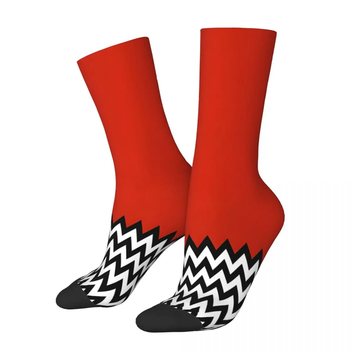 Black Lodge (Twin Peaks) Inspired Graphic Socks Abstract Socks Male Mens Women Autumn Stockings Printed