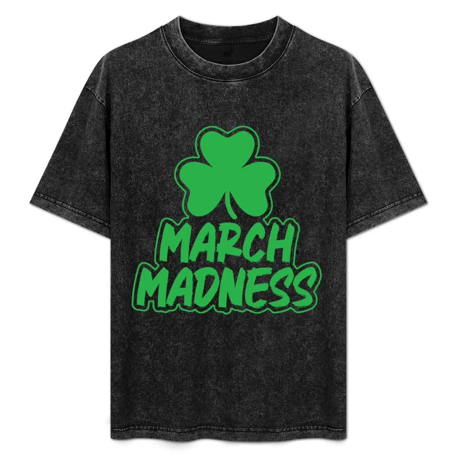 

March Madness || Funny St Patricks Day T-Shirt Basic Casual Wear Short Sleeve Top