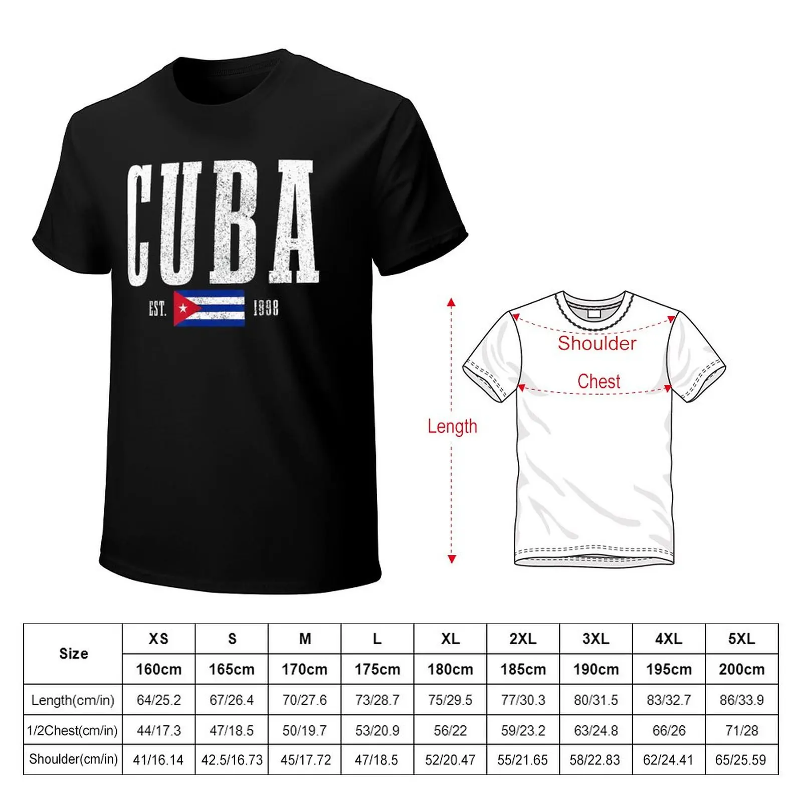 More Design Cuba Flag Cuban Men Tshirt Tees T-Shirt O-neck T Shirts Women Boys Clothing 100% Cotton