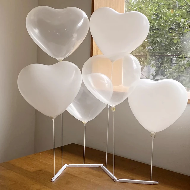 NOWY zestaw stojaków na balony Plastikowy uchwyt na balony Uchwyt na balony Zestaw rurek na balony Dekoracje ślubne i urodzinowe Baby Shower