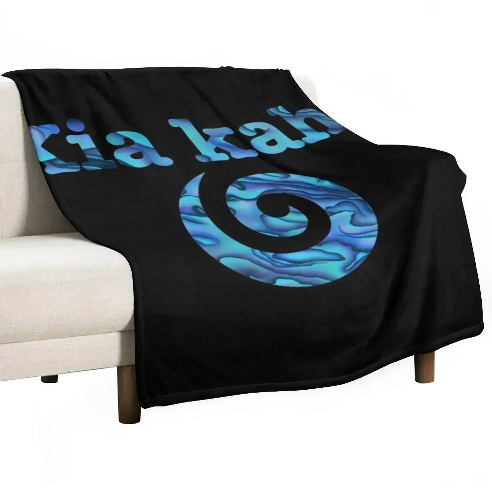 

Kia kaha koru Throw Blanket Warm Comfortable Blanket for Office Napping