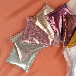 10g Rose Gold Nail Glitter Powder Metallic Chrome Pigment Powder Nail Art Decorations Ultra Fine Glitter Nail Parts Professional