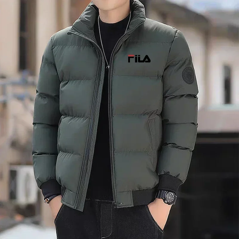 2026 men's high-end down jacket, luxurious and comfortable, warm and thick casual outdoor wear, street style with parka coat