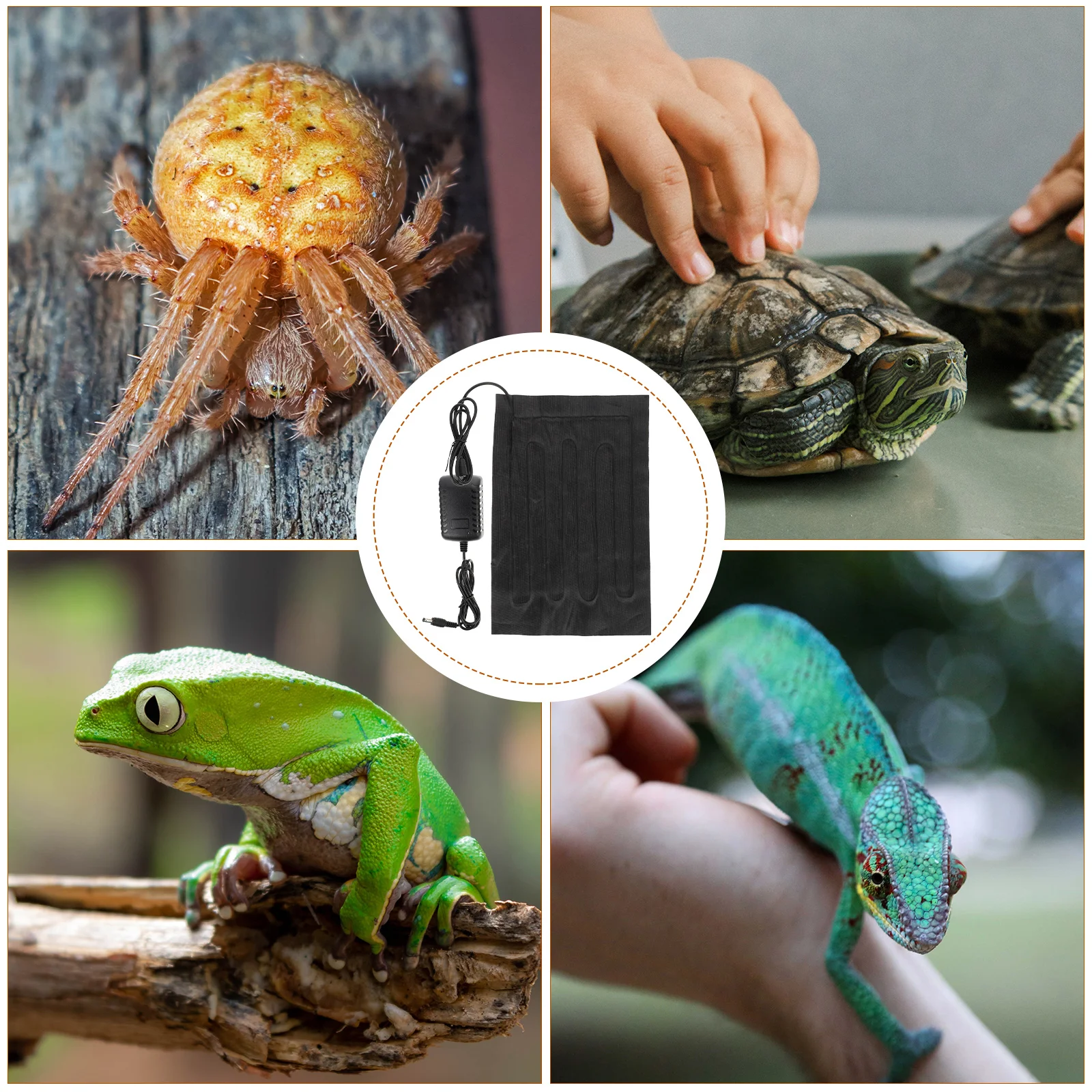 

Pet Heating Reusable Reusable Pet Mat Waterproof Insulation Mat Turtle Reptile Animal Warm Sleep Cushion Winter