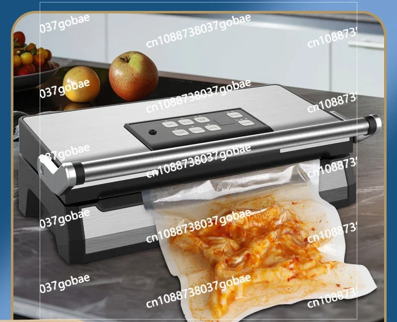 ISO Manufacturer's New Handle Vacuum Sealing Machine-90kpa Household Plastic Sealing Machine Food Preservation Machine