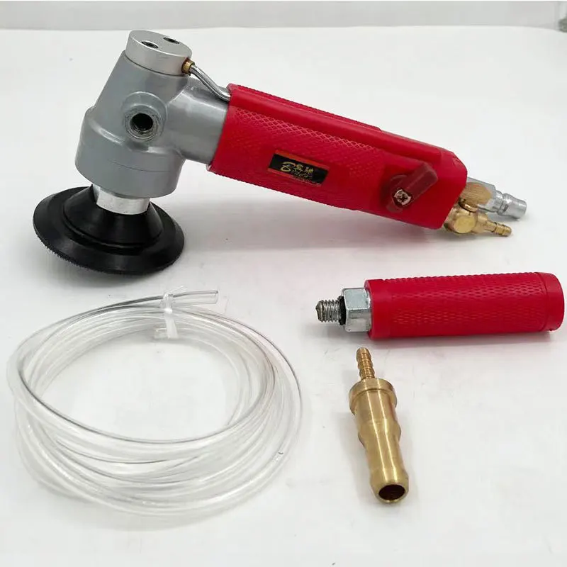 

3/4 Inch Air Pneumatic Sander Water-feed Mill Wet Polisher Tool Machine for Stone Polishing，4300rpm Water Mill lidora